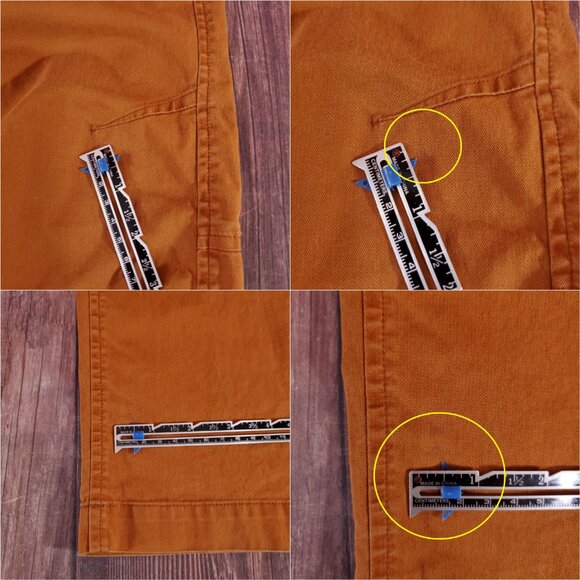 *FLAWS* Arcteryx A2B Chino Pants Mens Size 30X31 Trim Fit Reflective Cuffs Roll - Picture 2 of 14